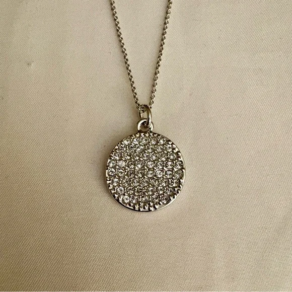 Kate Spade CZ Pendant “In A Twinkling” Silver-Tone Necklace - Picture 2 of 5